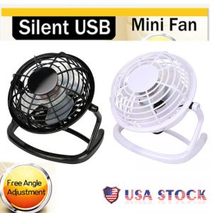 Cheap Chip מוצרי חשמל  Mini Portable Super Quiet USB Desk Fan Home Office Electric Computer Air Cooler