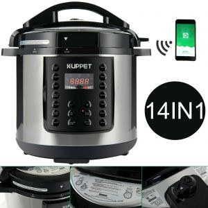 Cheap Chip מוצרי חשמל  1000W 6QT 14-IN-1 Electric Digital Multifunction Pressure Cooker Stainless Steel