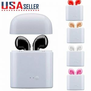 Cheap Chip אוזניות Wireless Bluetooth Earphones Headphone Earbuds For Apple iPhone w/ Charging Box