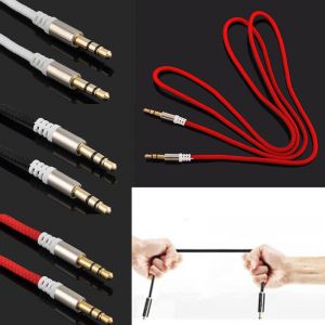 Cheap Chip אביזרי פנים לרכב 3.5mm Jack Male to Male Car Aux Auxiliary Cord Stereo Audio Cable for Phone iPod