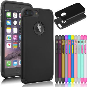 Cheap Chip מגנים For iPhone 6S 7/8 Plus + Phone Case Luxury Shockproof Rugged Rubber Hard Cover