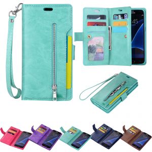 Cheap Chip מגנים For Samsung Galaxy Note 9/S9/S8 Phone Case Cover Card Wallet Flip Leather Stand