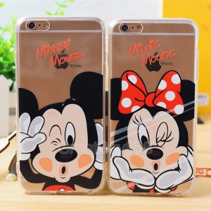 Cheap Chip מגנים Cute Couple Crystal Phone Case Cover for iPhone X XS Max XR 5 6S 7 8Plus&Samsung