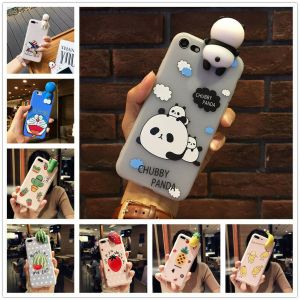 Cheap Chip מגנים Cute 3D Cartoon Animals TPU Silicone Phone Case Cover For iPhone 6s 7 8 Plus