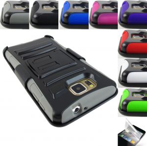 Cheap Chip מגנים RUGGED ARMORED HYBRID CASE COVER CLIP HOLSTER FOR SAMSUNG GALAXY PHONES + FILM