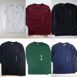 Cheap Chip לגבר Men Polo Ralph Lauren T Shirt LONG SLEEVE S M L XL XXL - STANDARD FIT - NWT
