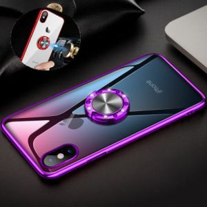 Cheap Chip מגנים For iPhone Xs Max 8 Plus Ring Magnetic Shockproof Rugged Hybrid Phone Case Cover