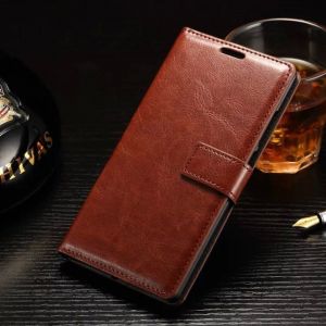 Cheap Chip מגנים Luxury Leather Magnetic Flip Wallet Case Stand Cover For Various Mobile Phones