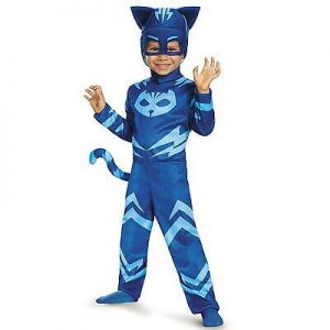 Cheap Chip תחפושות לתינוקות  PJ Masks Catboy size S 2T Toddler Costume Tail Headpiece Outift Disguise