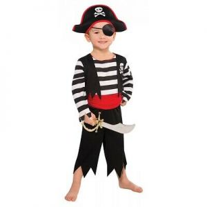 Cheap Chip תחפושות לתינוקות  Pirate Costume Toddler Kids Halloween Fancy Dress