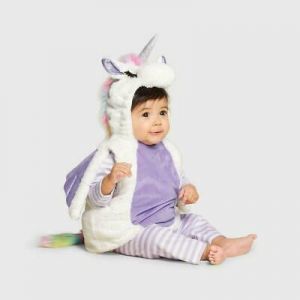 Cheap Chip תחפושות לתינוקות  Baby Infant Toddler 6-12 Months Unicorn Plush Pullover Costume w/ Hood  - New