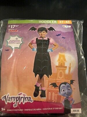 Cheap Chip תחפושות לתינוקות  Halloween Costume Girl Toddler Disney Junior Vampirina 3T-4T New
