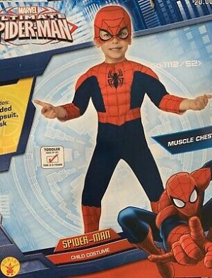 Cheap Chip תחפושות לתינוקות  Spiderman Toddler Costume.  New, Size 2T-3T.
