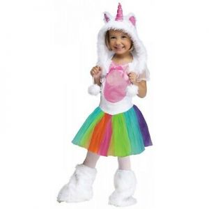 Cheap Chip תחפושות לתינוקות  Unicorn Costume Toddler Kids Rainbow Halloween Fancy Dress