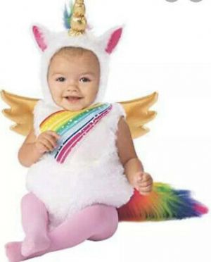 Cheap Chip תחפושות לתינוקות  NEW Rubie’s Opus Collection Baby Unicorn Toddler Halloween Costume Sz 2T-4T