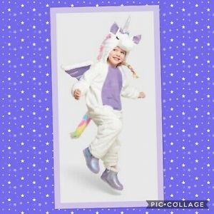 Cheap Chip תחפושות לתינוקות  Toddler Plush Unicorn Halloween Costume 4T-5T Hyde & Eek 4-5T NWT
