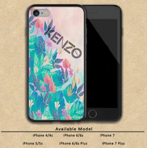 Cheap Chip מגנים  Kenzo Flower Paris Print Plastic Case iPhone 4s 5s SE 6 6s 7 8 X XS XR + Samsung