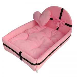 Cheap Chip לכלב Pet Dog House Nest With Mat Cute Plush Cushion Winter Warm Small Medium Dogs Pet Removable Mattress Cat Bed Dog Puppy Kennel