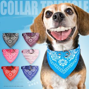 Cheap Chip לכלב Dog Bandana Collar Triangle Scarf Adjustable Leather Pet Cat Doggie Neckerchief
