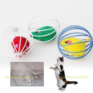 Cheap Chip לחתול Funny Pet Cat Lovely Kitten Gift Interactive Play Toys with Fake Mouse Ball