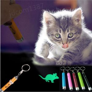 Cheap Chip לחתול Pet Play Funny Cat Toy LED Light Laser Pointer Pen With Bright Mouse Animation 