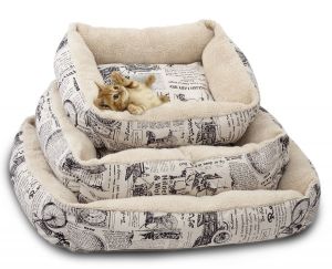 Cheap Chip לכלב Newspaper Vintage Pet Bed Cushion Dog Cat Warm Mat Soft Pad Nest For Crate House