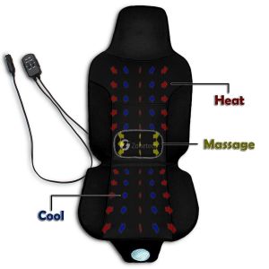 Cheap Chip אביזרי פנים לרכב Zone Tech 3 In 1 Car Auto Seat Cover Cushion Cooling Warm Heated & Massage Chair
