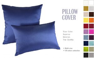 Cheap Chip אביזרי נוי וגאדג׳טים Aiking Home Solid Faux Silk Euro Sham / Throw Pillow COVER, Multi Size / Color