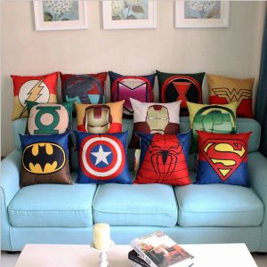 Cheap Chip אביזרי נוי וגאדג׳טים Decorative Cushion Cover Superhero Batman Throw Pillow Case Room Sofa Home Décor