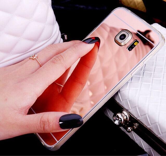 Cheap Chip מגנים Luxury Bling TPU Soft Mirror Gel Back Accessories Case Cover For Cell Phone