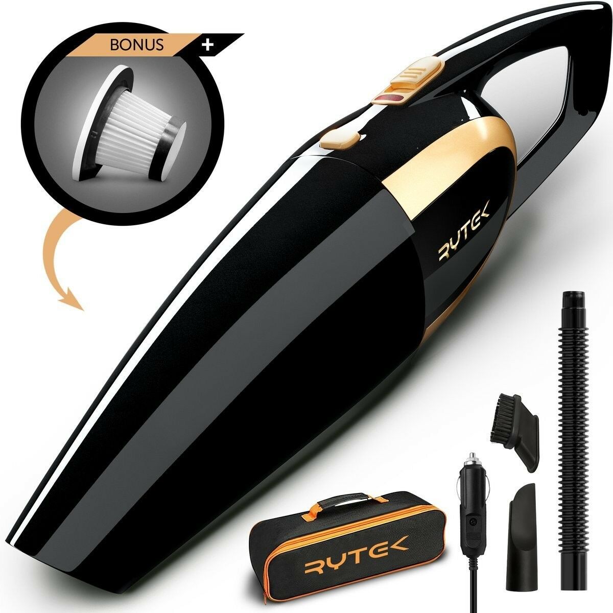 Cheap Chip ניקיון, אסטטיקה ובישום Hand Held Vaccums Cleaner Car Vaccume Mini Vaccum Wet Dry Pet 120W For Cars NEW